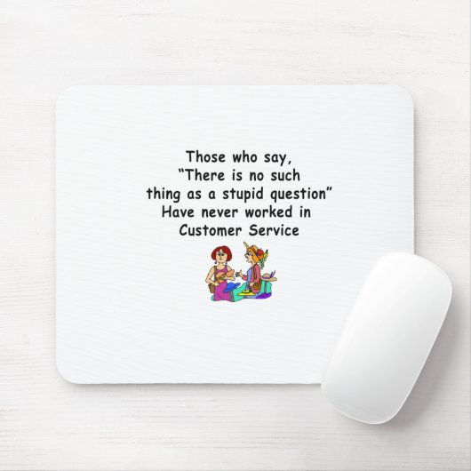 おもしろいなカスタマーサービスの発言 マウスパッド (マウス)