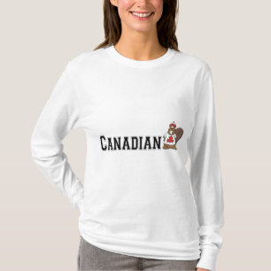おもしろいなカナダのビーバー Tシャツ