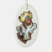 おもしろいなカバの特性を持つオーナメント セラミックオーナメント (右)