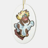 おもしろいなカバの特性を持つオーナメント セラミックオーナメント (左)