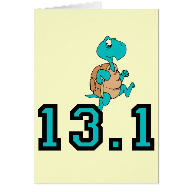 おもしろいなカメの半分のマラソン (正面)