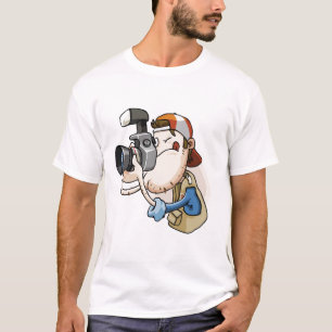 おもしろいなカメラマンのワイシャツ Tシャツ