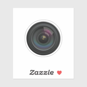 おもしろいなカメラレンズの写真撮影 シール