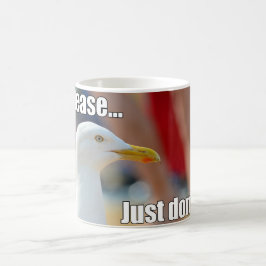 おもしろいなカモメはどうしても コーヒーマグカップ