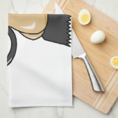 おもしろいなガラスの台所タオル キッチンタオル (四つ折り)