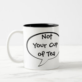 おもしろいなキャプション引用文のギフトのマグ ツートーンマグカップ