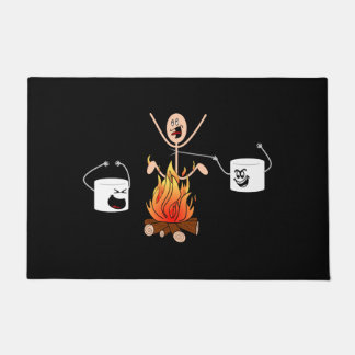 おもしろいなキャンプ ドアマット