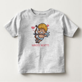 おもしろいなキューピッドのバレンタインデー|のワイシャツ トドラーTシャツ