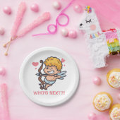 おもしろいなキューピッドのバレンタインデー|の紙皿 ペーパープレート (パーティー)