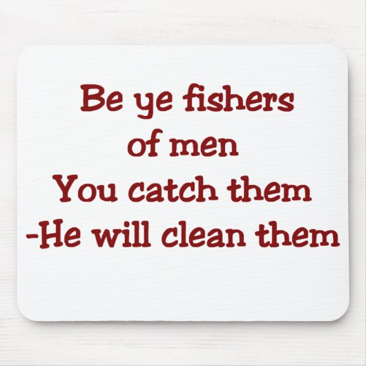 おもしろいなキリスト教の発言マウスパッド マウスパッド (正面)