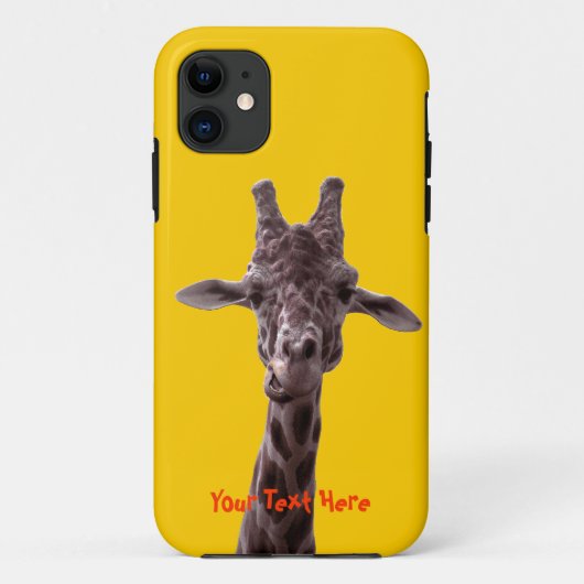おもしろいなキリン Case-Mate iPhoneケース (裏面)