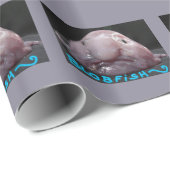 おもしろいなギフト用包装紙の醜い塊の魚かBlobfish ラッピングペーパー (ロールコーナー)