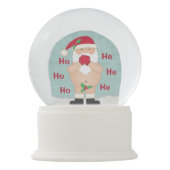 おもしろいなクリスマスかわいくカスタムでいけないサンタ スノーグローブ (裏面)