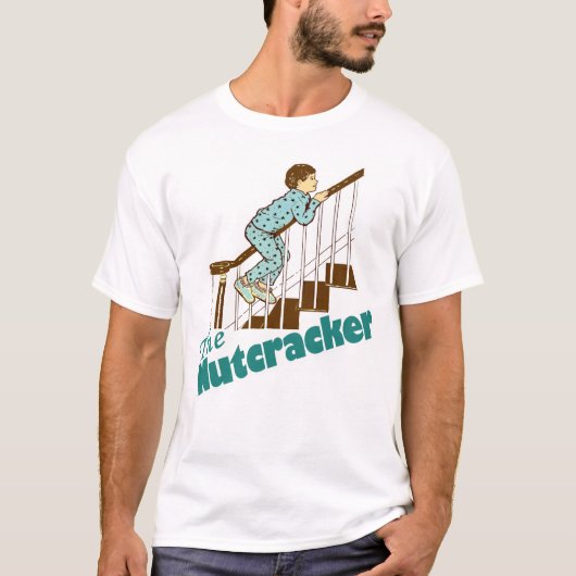 おもしろいなクリスマスのくるみ割り Tシャツ (正面)