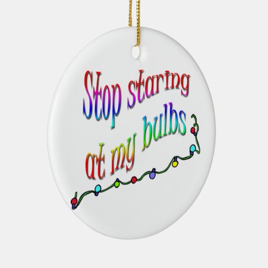 おもしろいなクリスマスのオーナメント セラミックオーナメント (右)