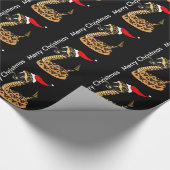 おもしろいなクリスマスのガラガラヘビ ラッピングペーパー (角)