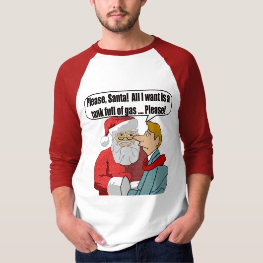 おもしろいなクリスマスのギフトのTシャツ Tシャツ (正面)