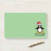 おもしろいなクリスマスのペンギンは遅いそれ余りによいためにです ポストイット (デスク)