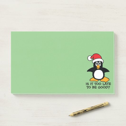 おもしろいなクリスマスのペンギンは遅いそれ余りによいためにです ポストイット (デスク)