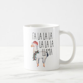 おもしろいなクリスマスのラマFaのLaのLaのLaのLa コーヒーマグカップ