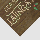 おもしろいなクリスマスのヴェロキラプトルの恐竜の食べ物 薄葉紙 (詳細)