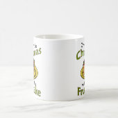 おもしろいなクリスマスの漫画のFruitcake コーヒーマグカップ (中央)