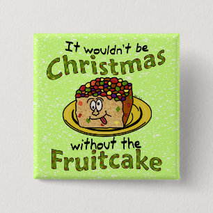 おもしろいなクリスマスの漫画のFruitcake 缶バッジ