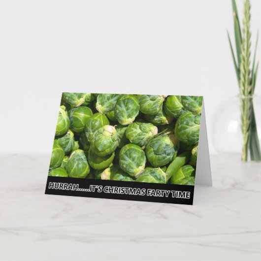 おもしろいなクリスマスの芽 シーズンカード (正面)