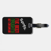 おもしろいなクリスマスの荷物のラベルずっと私はいけないです ラゲッジタグ (裏面横)