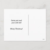 おもしろいなクリスマスの郵便はがき シーズンポストカード (裏面)