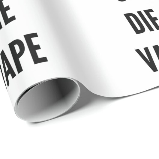 おもしろいなクリスマスのvapeはまたは蒸気をvaping死にます ラッピングペーパー (ロールコーナー)