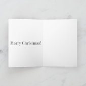 おもしろいなクリスマスカードのユーモアのあるな季節の挨拶 シーズンカード (内部)