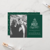 おもしろいなクリスマスカードの妊娠の発表 カード (正面/裏面インサイチュ)