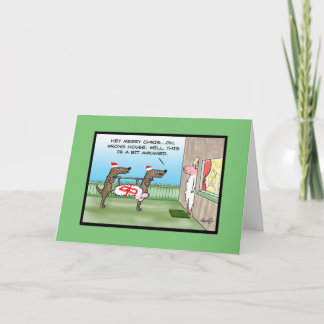 おもしろいなクリスマスカードの悪事のパーティー シーズンカード