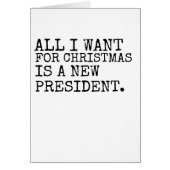 おもしろいなクリスマスカード-おもしろいな新しい大統領カード- (正面)