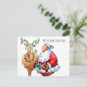 おもしろいなクリスマスカード シーズンポストカード (スタンド正面)