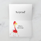 おもしろいなクリスマスカード-パーソナライズなカード シーズンカード (内部)