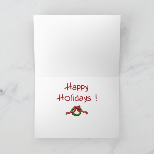 おもしろいなクリスマスカード: 長い日 シーズンカード (内部)