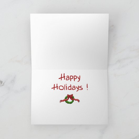 おもしろいなクリスマスカード: 隠しだての目的 シーズンカード (内部)