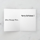 おもしろいなクリスマスカード: Prancerは渡します シーズンカード (内部)