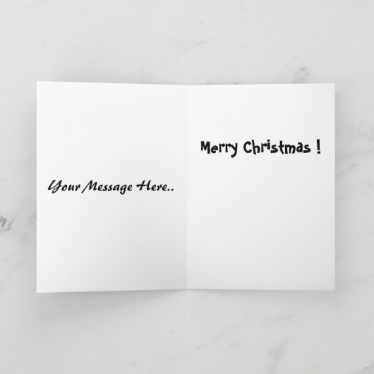 おもしろいなクリスマスカード: Prancerは渡します シーズンカード (内部)