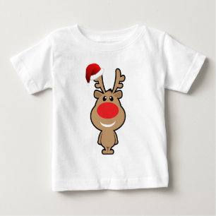 おもしろいなクリスマスサンタの休日 ベビーTシャツ
