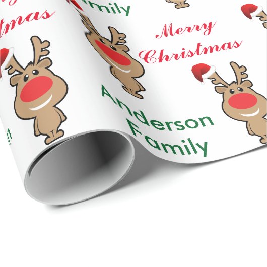 おもしろいなクリスマスサンタの休日 ラッピングペーパー (ロールコーナー)