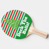 おもしろいなクリスマス家族のおもしろいのデッキ球 卓球ラケット (横)