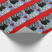 おもしろいなクリスマス猫のマウスCreationarts ラッピングペーパー (角)