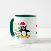 おもしろいなクリスマス私はかわいいですよくなくてもよろしくないです私! マグカップ (正面左)