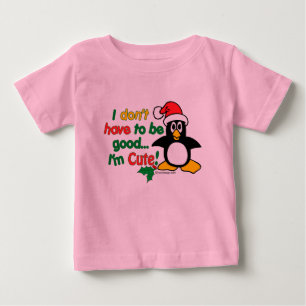 おもしろいなクリスマス私はかわいいです! ベビーTシャツ