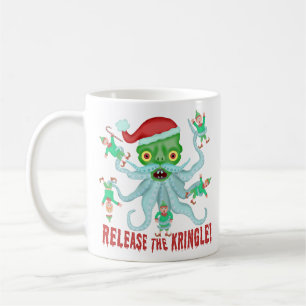 おもしろいなクリスマス解放Kringleサンタクロース コーヒーマグカップ