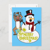 おもしろいなクリスマス シーズンポストカード (正面/裏面)