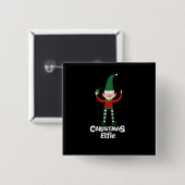 おもしろいなクリスマスElfie 缶バッジ (正面&裏面)